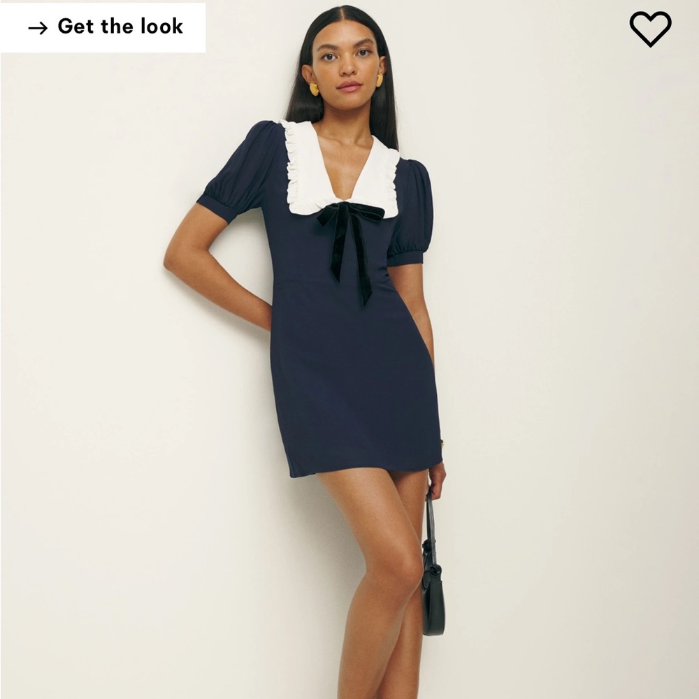 Reformation Kaylia dress size 2 with tags midnight color